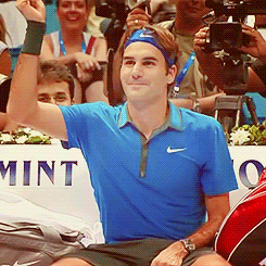 GIFs animados en Roger Federer
