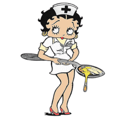 GIFs animados en Betty Boop De Enfermera