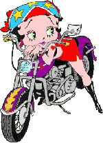 GIFs animados en Motocicletas De Betty Boop