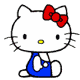 GIFs animados en Hello Kitty