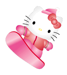 GIFs animados en Hello Kitty Deportista