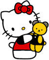 GIFs animados en Hello Kitty Con Peluche