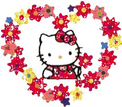 GIFs animados en Hello Kitty Románticos