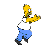 GIFs animados en Homer Simpson