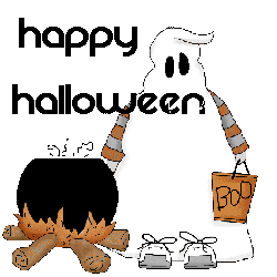 GIFs animados en Felicitaciones De Fantasmas De Halloween