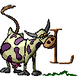 GIFs animados en Alfabeto De Vacas