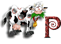 GIFs animados en Letras De Vacas Divertidas