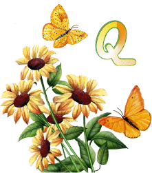 GIFs animados en Letras De Flores De Mariposas