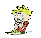 GIFs animados en Calvin Comiendo