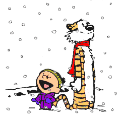 GIFs animados en Calvin En La Nieve