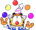 GIFs animados en Garfield Festejando