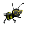 GIF animado (8149) Abeja con gafas