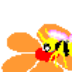 GIF animado (8168) Abeja posada en una flor