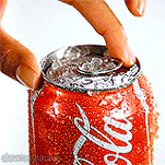 GIF animado (469) Abriendo lata coca cola