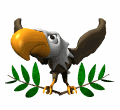 GIF animado (6685) Aguila gritando