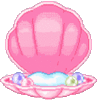 GIF animado (5951) Almeja perlas