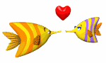 GIF animado (6351) Amor entre peces