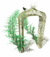 GIF animado (11607) Arco de jardin