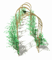 GIF animado (11608) Arco de jardin