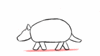 GIF animado (8706) Armadillo caminando