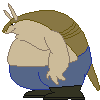 GIF animado (8716) Armadillo gigante