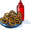 GIF animado (156) Aros cebolla ketchup