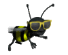 GIF animado (8193) Avispa gafas sol