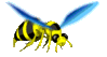 GIF animado (8196) Avispa moviendo alas