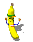 GIF animado (1073) Banana feliz