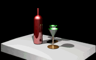 GIF animado (250) Bandeja con bebidas