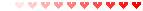 GIF animado (3945) Barra separadora corazones