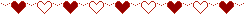 GIF animado (3946) Barra separadora corazones