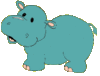 GIF animado (9310) Bebe hipopotamo
