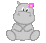 GIF animado (9311) Bebe hipopotamo