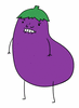 GIF animado (1572) Berenjena cambiando de color