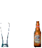 GIF animado (303) Botella de cerveza