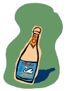 GIF animado (394) Botella de champan