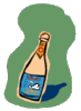 GIF animado (394) Botella de champan