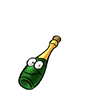 GIF animado (399) Botella de champan