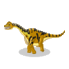 GIF animado (7528) Braquiosaurio andando