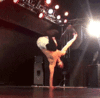 GIF animado (12442) Breakdance hand hops