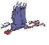 GIF animado (6823) Buitre volando