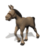 GIF animado (8780) Burro andando