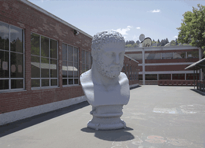 GIF animado (11832) Busto holografico