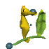 Imagen GIF de Caballito de mar animado