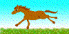 GIF animado (8807) Caballo al galope