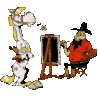 GIF animado (14218) Caballo lucky luke