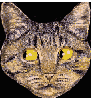 GIF animado (7684) Cabeza de gato