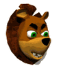 GIF animado (10214) Cabeza de oso