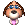 GIF animado (10750) Cabeza de perro